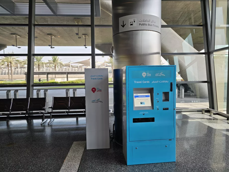 Máquina de venda automática de bilhetes de autocarro