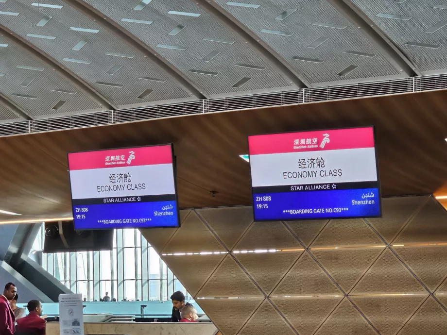 Check-in no aeroporto