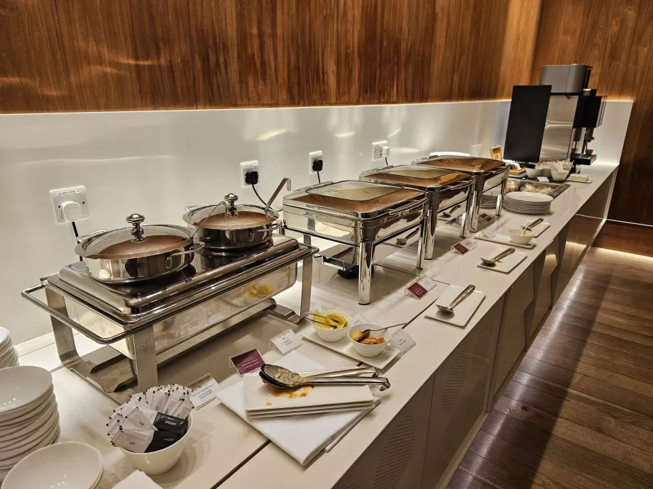 Balcão de comida quente