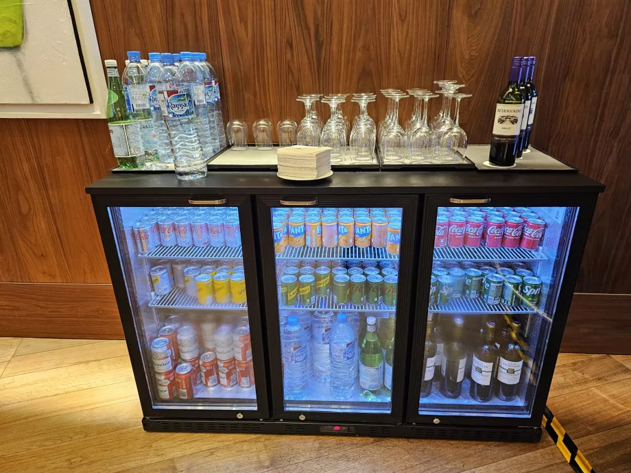 Refrigerantes e vinho