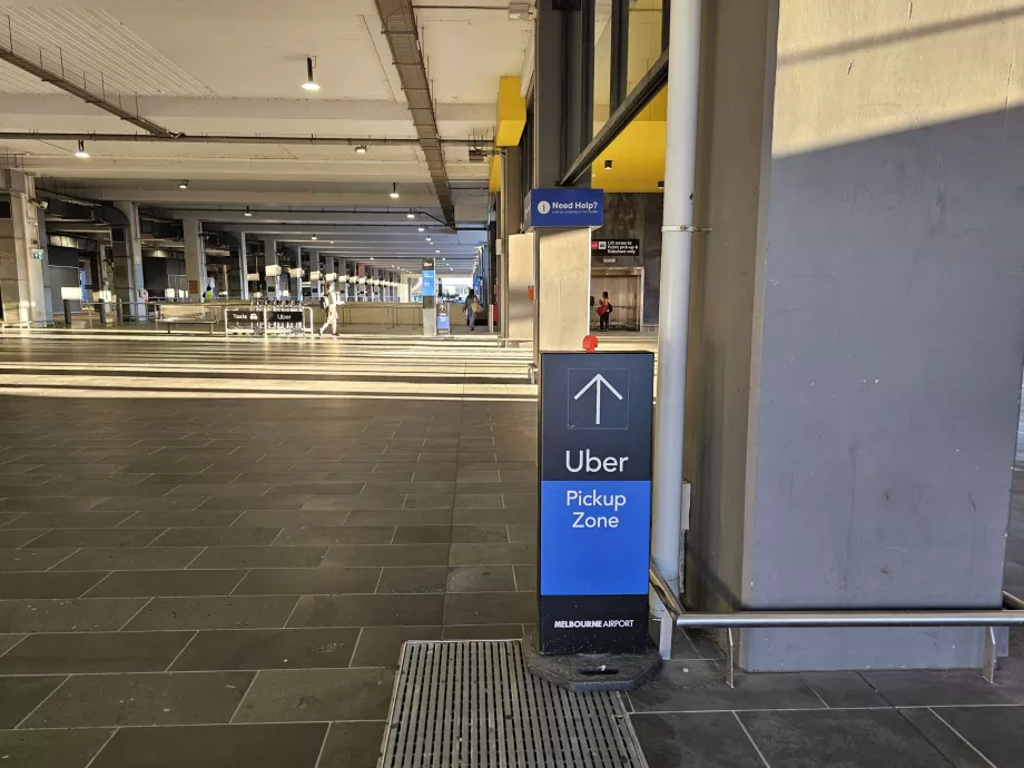 Stand da Uber no Terminal 4