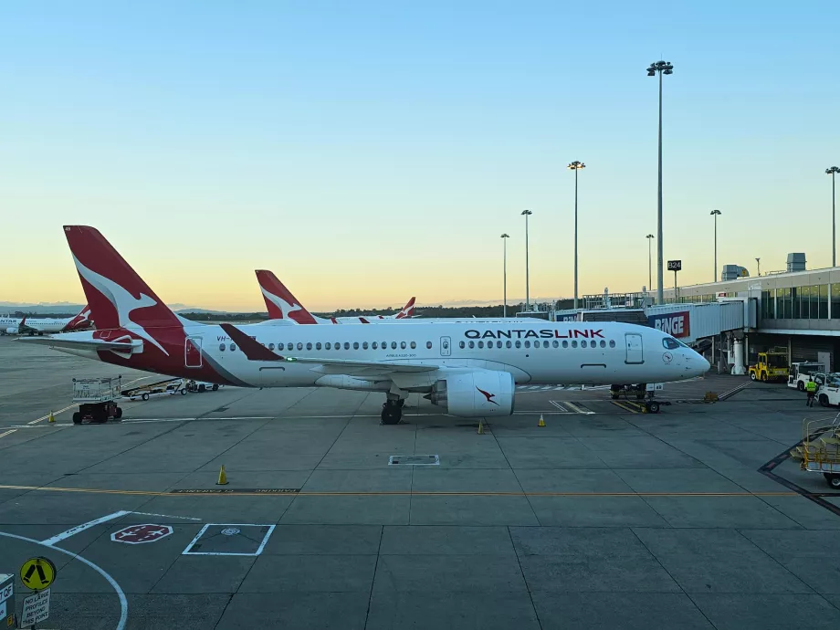 Qantas, Airbus A220, Aeroporto de Melbourne