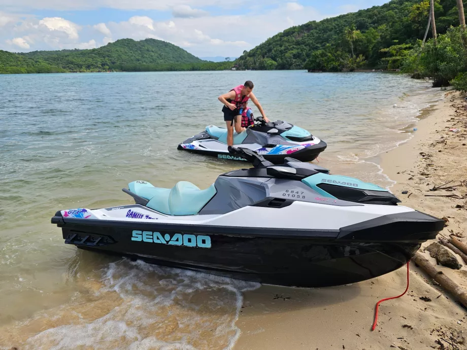 Paragem durante a viagem