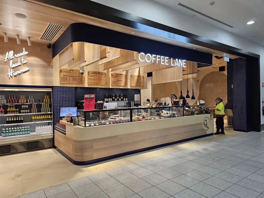 Café, área pública, Terminal 2