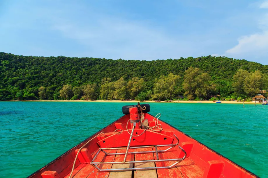 Barcos em Koh Rong