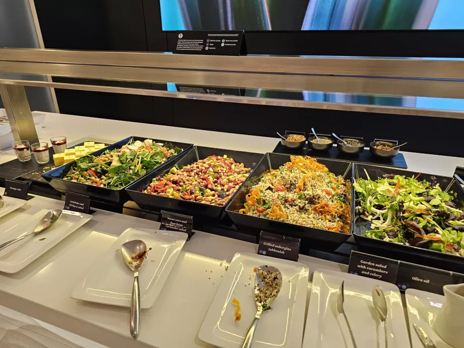 ANZ Lounge, bar de saladas